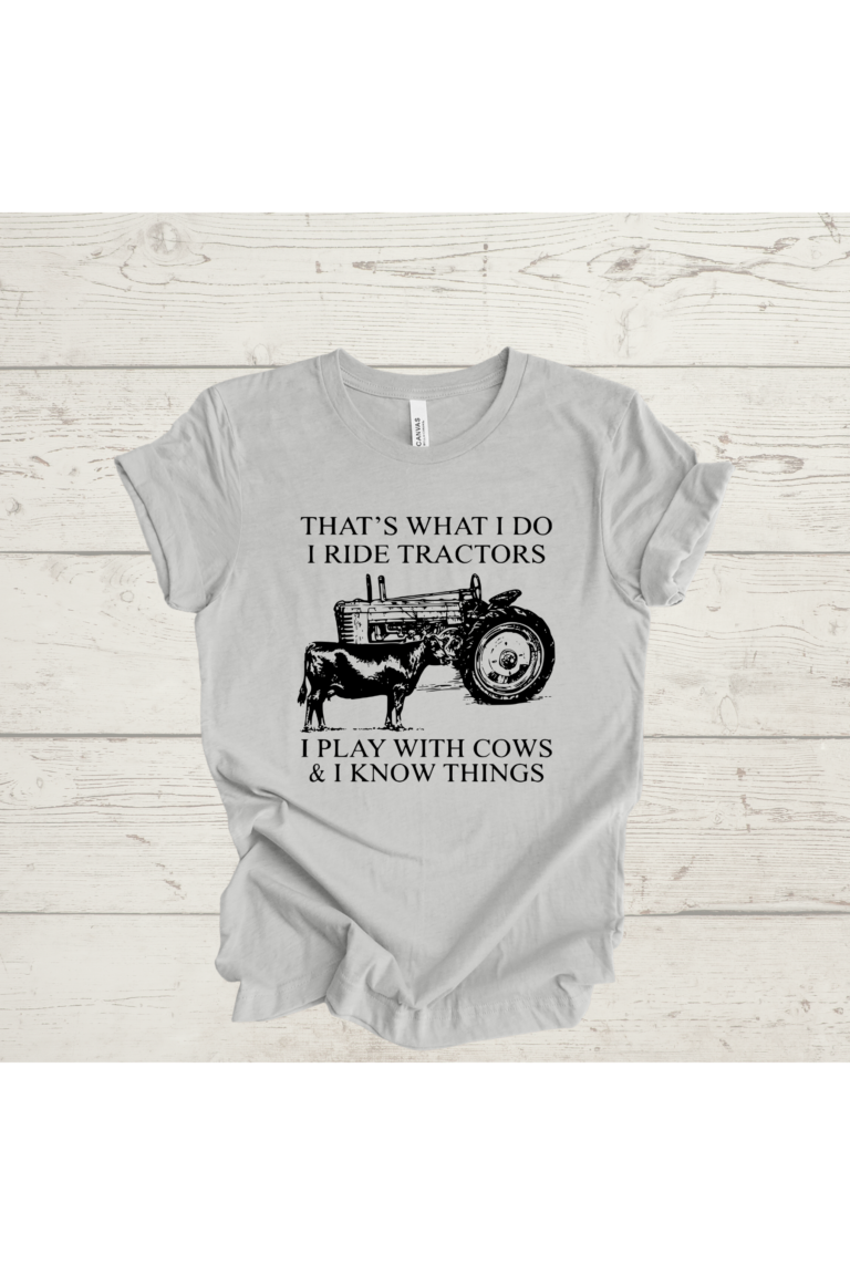 I Ride Tractors T-Shirt